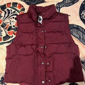 American Eagle Maroon Vest